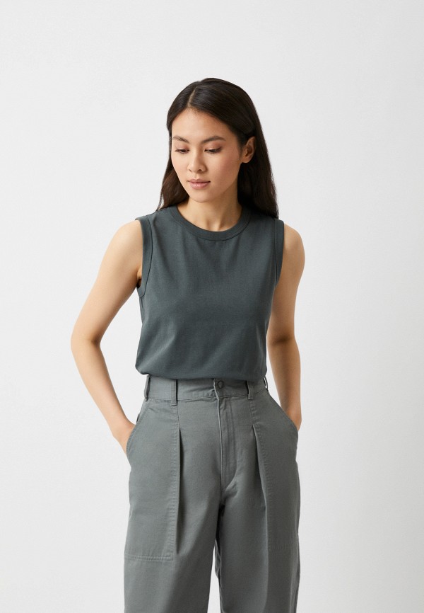 

Майка UNIQLO, Зеленый, AIRism c хлопком Uniqlo U
