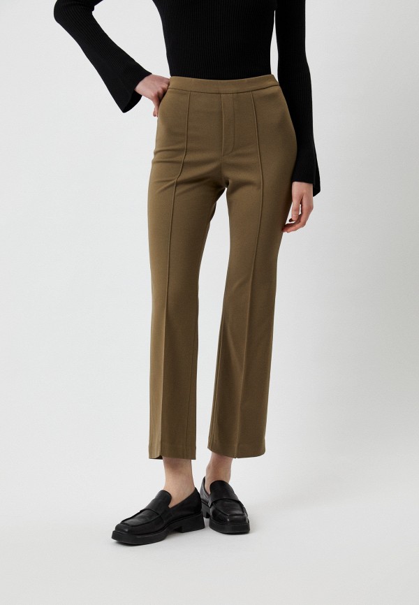 

Брюки UNIQLO, Хаки, расклешенные