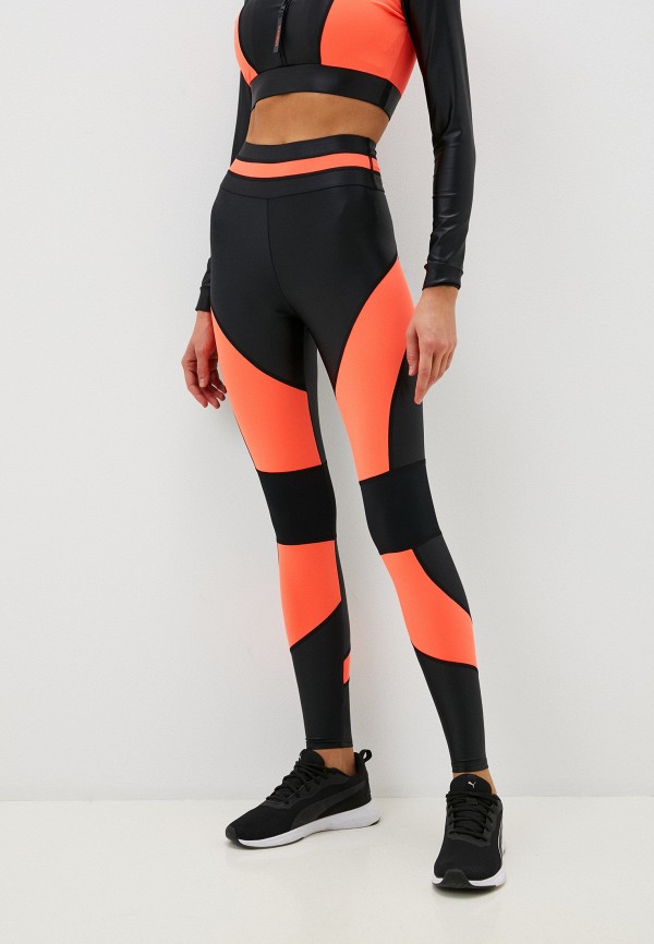 

Леггинсы Mansen, Черный, Orange neon