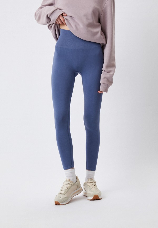 

Леггинсы UNIQLO, Голубой, бесшовные AIRism