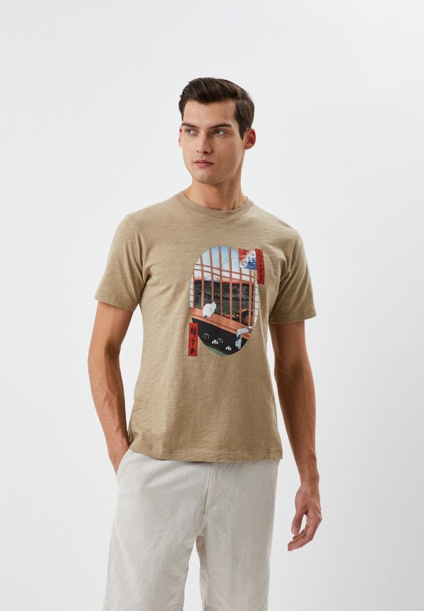 

Футболка UNIQLO, Бежевый, UT UKIYO-E MASTERS