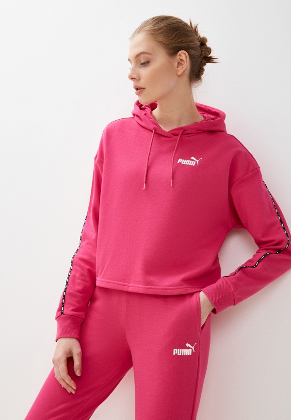 Худи PUMA PUMA POWER Tape Hoodie TR Orchid Shadow