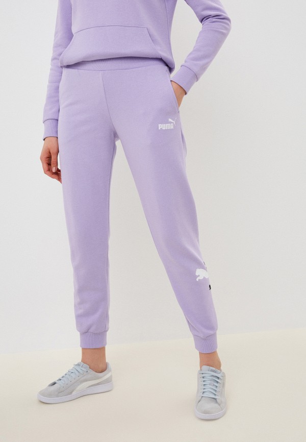 

Брюки спортивные PUMA, Фиолетовый, ESS+ LOGO POWER Pants TR Vivid Violet