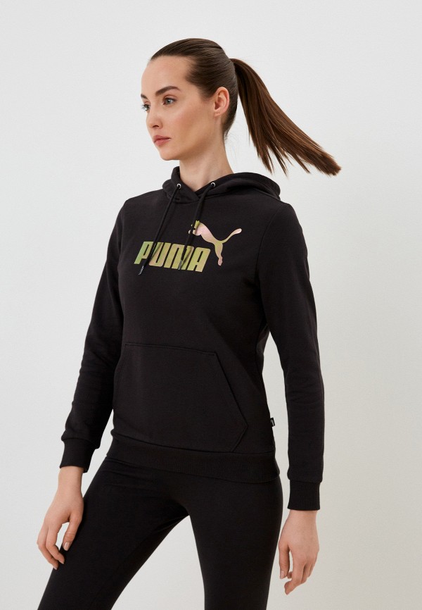 

Худи PUMA, Черный, ESS+ NOVA SHINE Hoodie TR PUMA Black