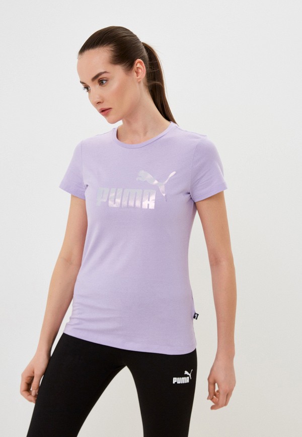 

Футболка PUMA, Фиолетовый, ESS+ NOVA SHINE Tee Vivid Violet