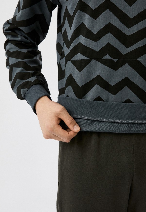 Свитшот EA7 серый, размер 50, фото 4