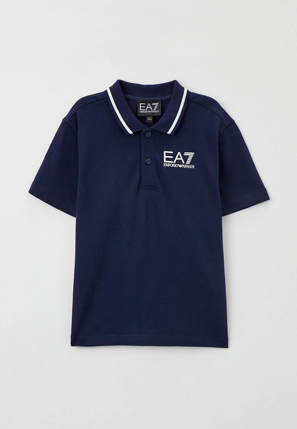 

Поло EA7, Синий