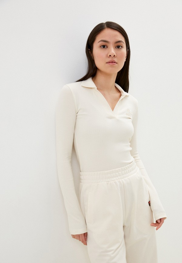 

Поло PUMA, Бежевый, CLASSICS Ribbed V-Collar LS Slim Topact