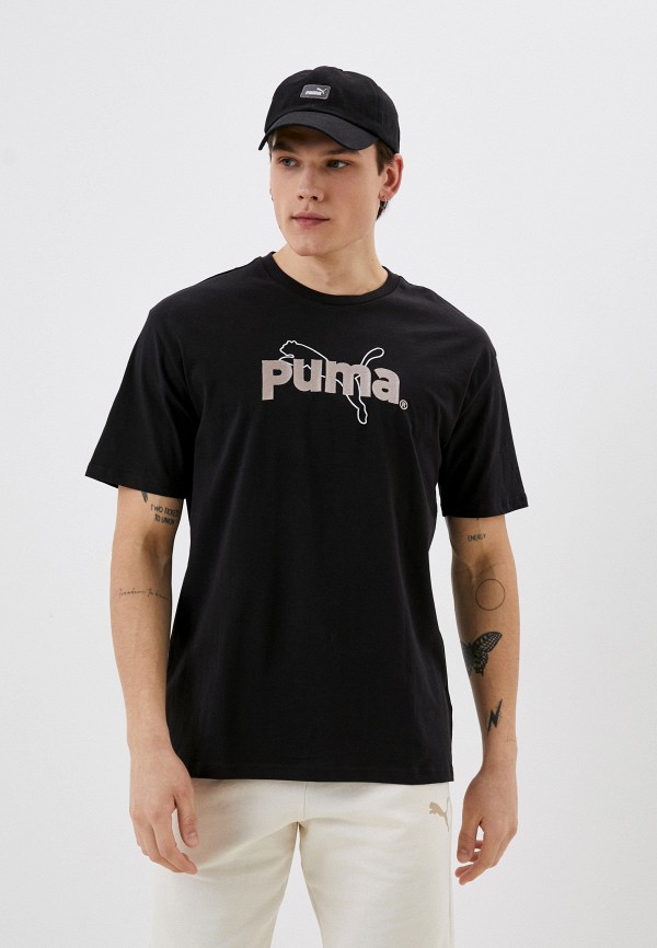 

Футболка PUMA, Черный, PUMA TEAM Graphic Tee PUMA Black