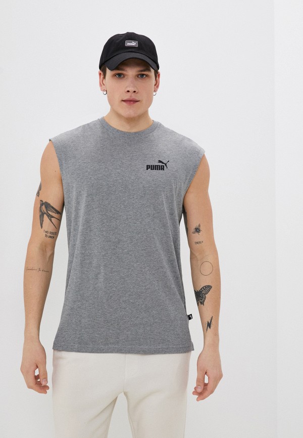 

Майка PUMA, Серый, ESS Sleeveless Tee Medium Gray Heather