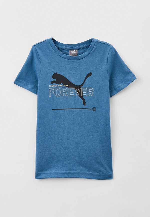 

Футболка PUMA, Голубой, ESS BETTER Graphic Tee KIDS Deep Dive