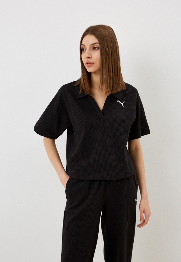 

Футболка PUMA, Черный, HER Polo Tee PUMA Black