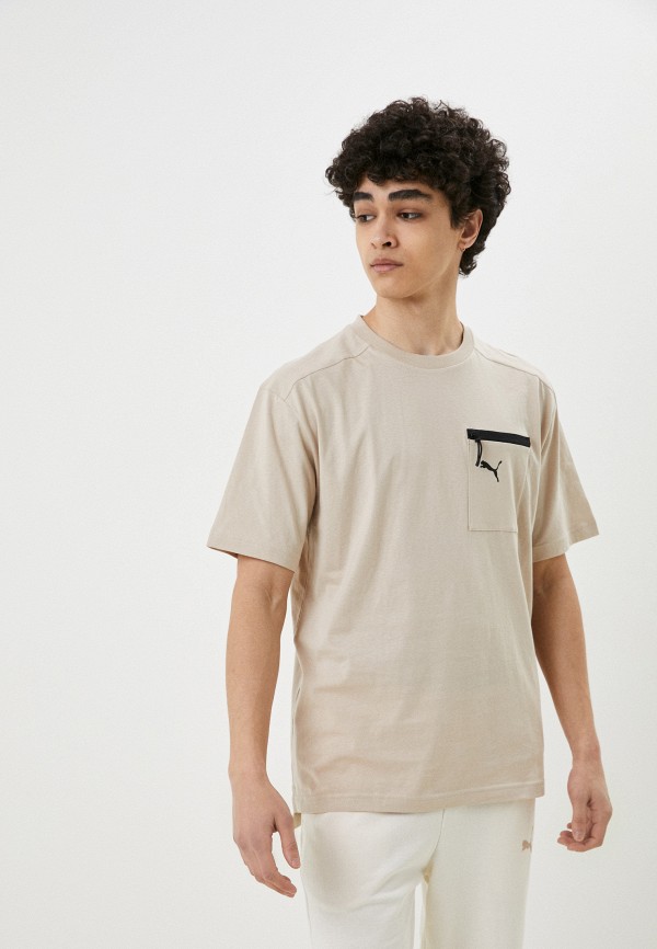 

Футболка PUMA, Бежевый, OPEN ROAD Tee Granola