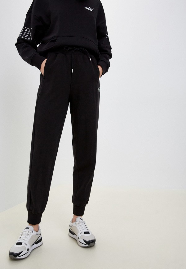 

Брюки спортивные PUMA, Черный, PUMA POWER NOVA SHINE Colorblock High-Wa