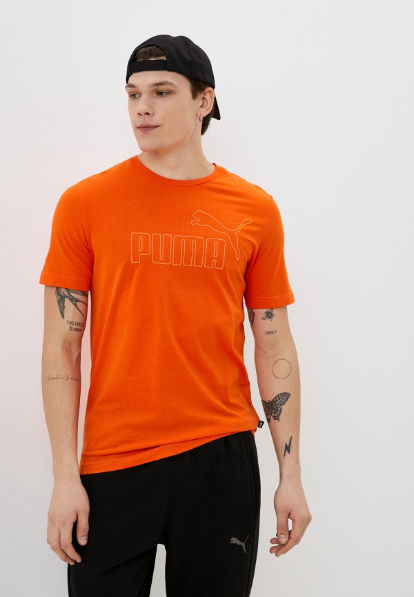 

Футболка PUMA, Оранжевый, ESS ELEVATED Tee Cayenne Pepper