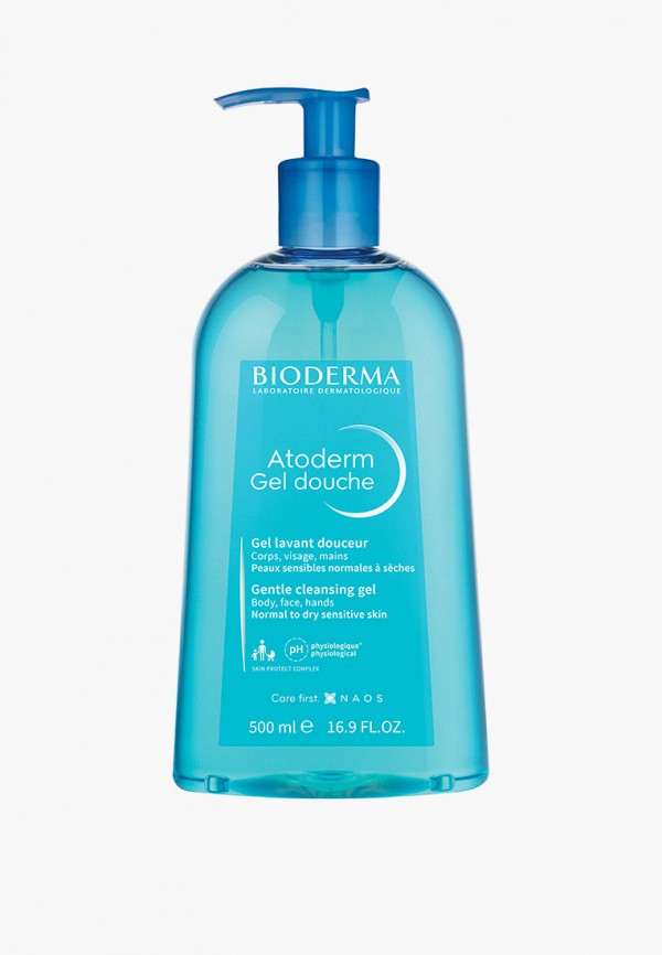 Гель для душа Bioderma смягчающий и увлажняющий, с дозатором