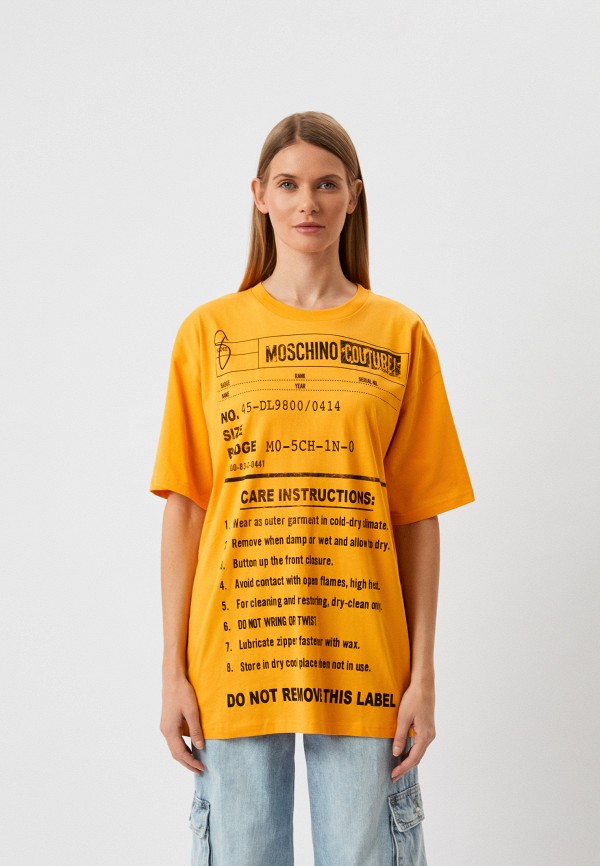 

Футболка Moschino, Желтый