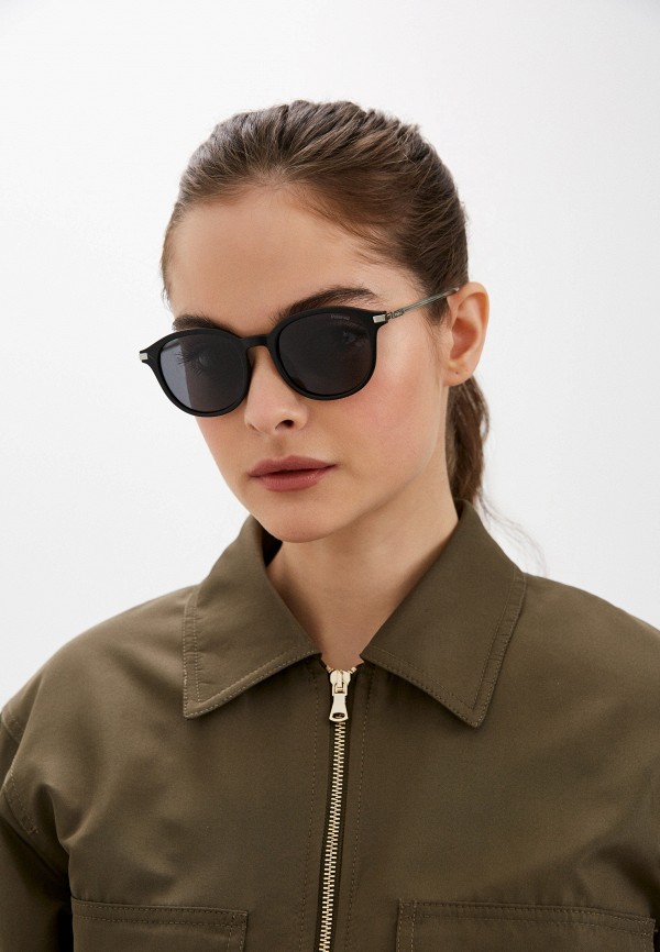 Очки солнцезащитные Polaroid черный, размер 50, фото 6