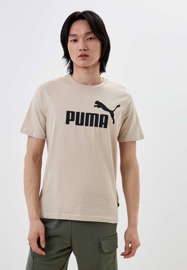 

Футболка PUMA, Бежевый, ESS Logo Tee (s) Granola