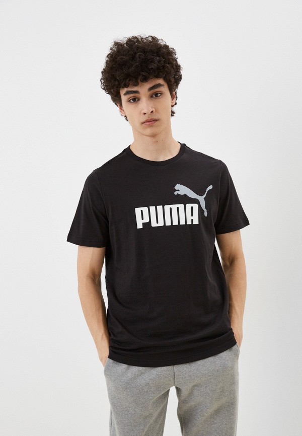 

Футболка PUMA, Черный, ESS+ 2 Col Logo Tee PUMA Black-white
