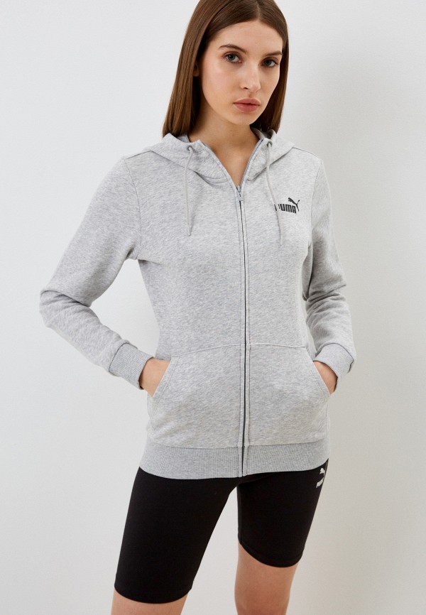 Толстовка PUMA ESS Small Logo Full-Zip Hoodie TR Light