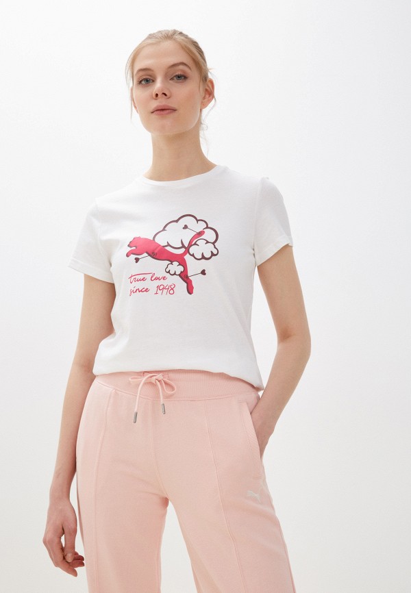 

Футболка PUMA, Белый, GRAPHICS Valentine Tee PUMA White
