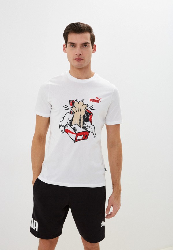 

Футболка PUMA, Белый, GRAPHICS Sneaker Tee PUMA White