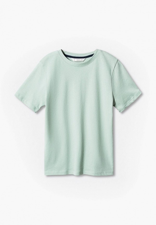 

Футболка Mango Kids, Зеленый, BASIC4