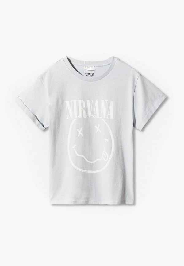 

Футболка Mango Kids, Серый, NIRVANA2