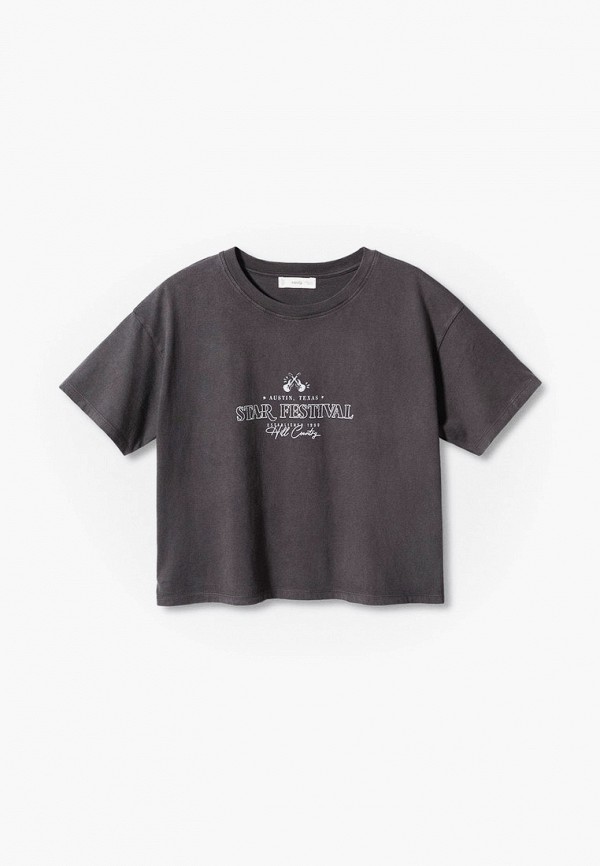

Футболка Mango Kids, Серый, STAR