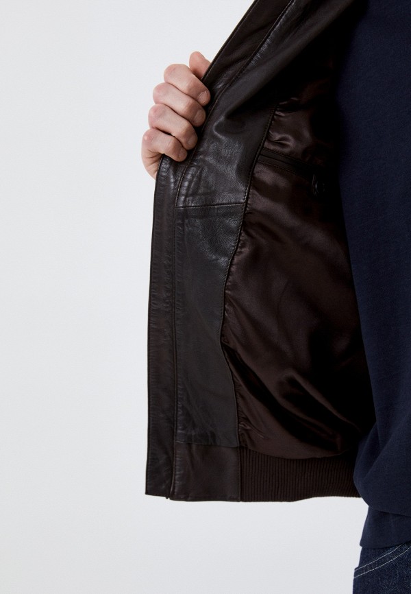 фото Куртка кожаная aeronautica militare