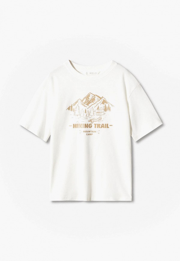 

Футболка Mango Kids, Белый, CAMPFIRE
