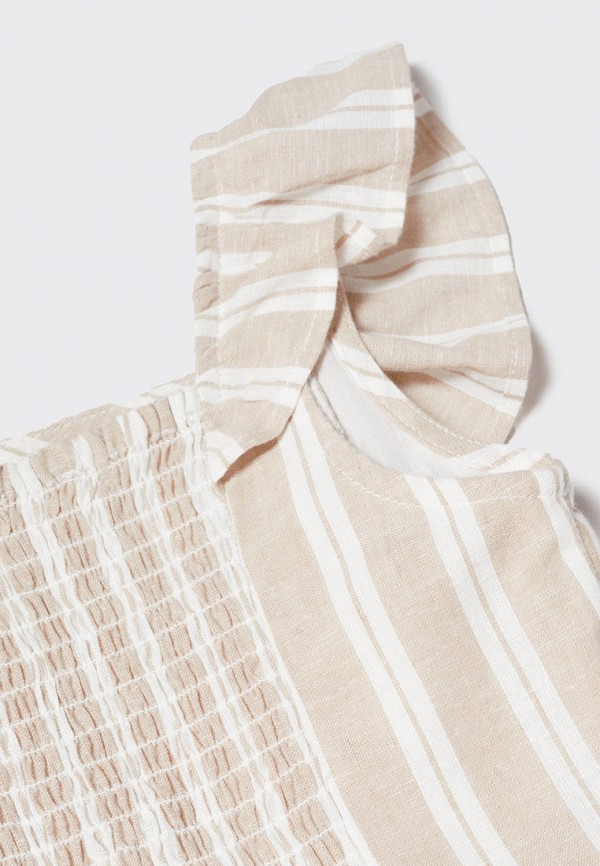 Сарафан Mango Kids бежевый, размер 152, фото 3