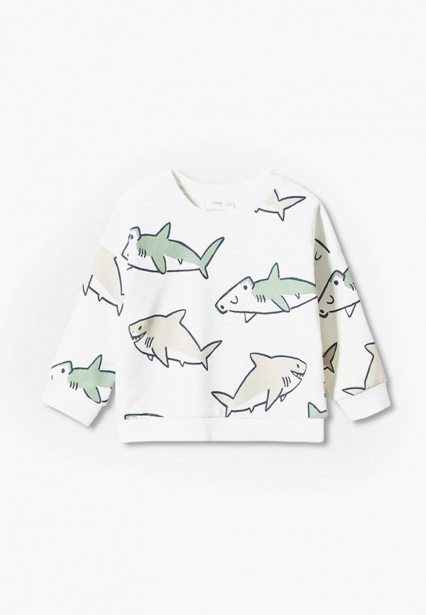 

Свитшот Mango Kids, Белый, SHARK
