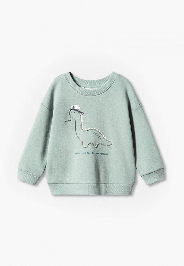 

Свитшот Mango Kids, Бирюзовый, CORDINO