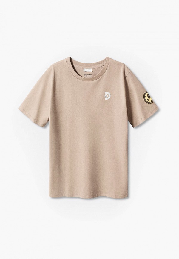 

Футболка Mango Kids, Бежевый, PLANET