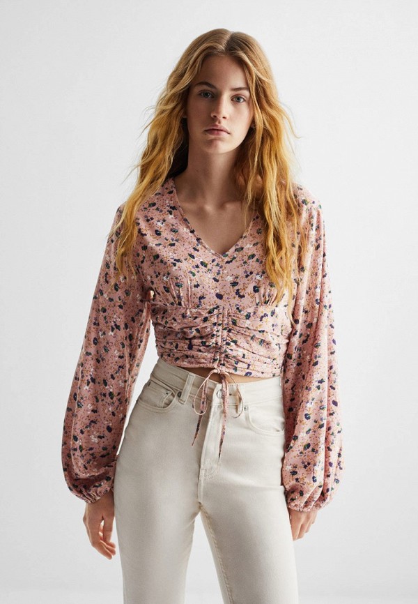 

Блуза Mango Kids, Розовый, MEL