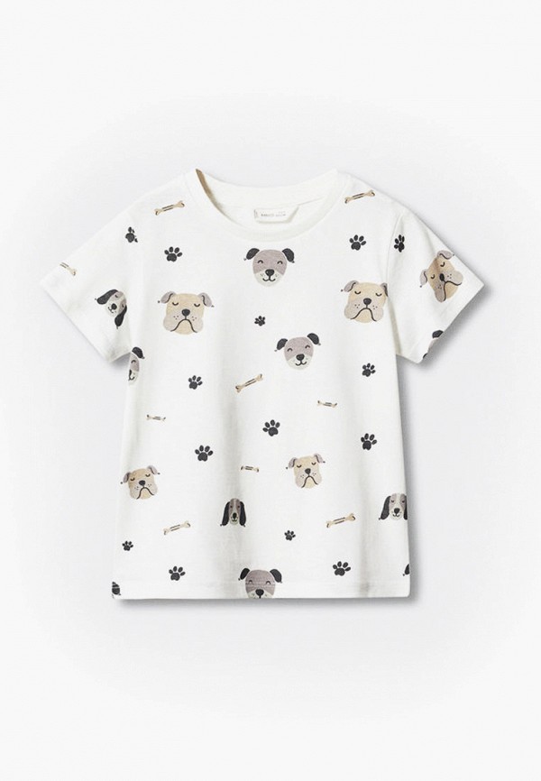 

Футболка Mango Kids, Белый, DOG