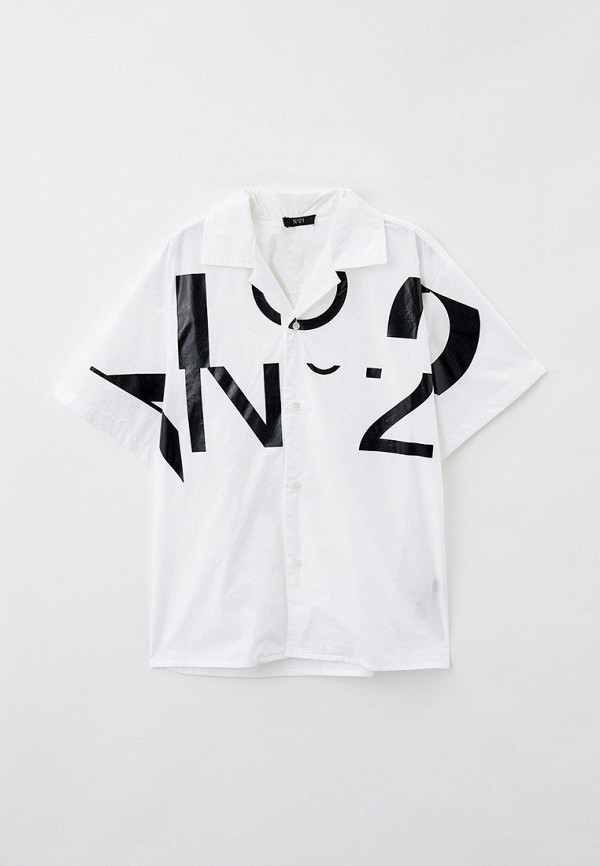 Рубашка N21 белого цвета