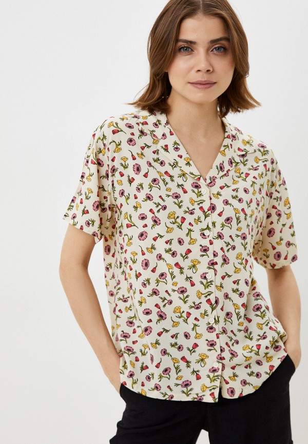 

Блуза Vans, Бежевый, WYLD PRINTED SS TOP