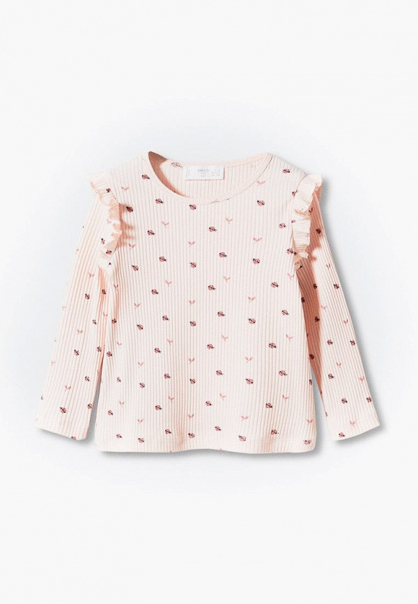 

Лонгслив Mango Kids, Розовый, SOL