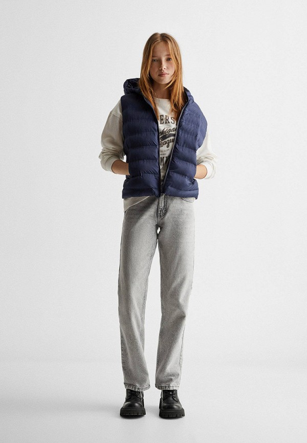 фото Жилет утепленный mango kids