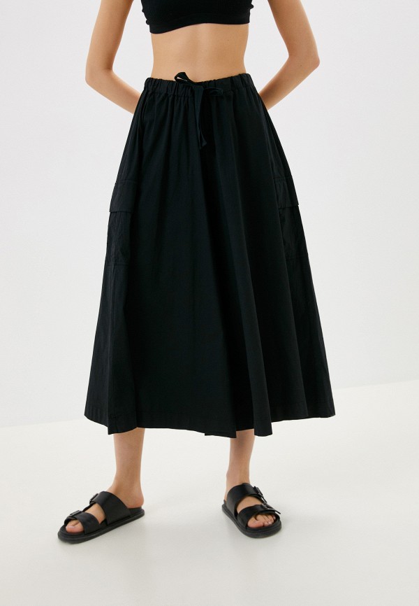 

Брюки Deha, Черный, POPLIN COULOTTE PANTS