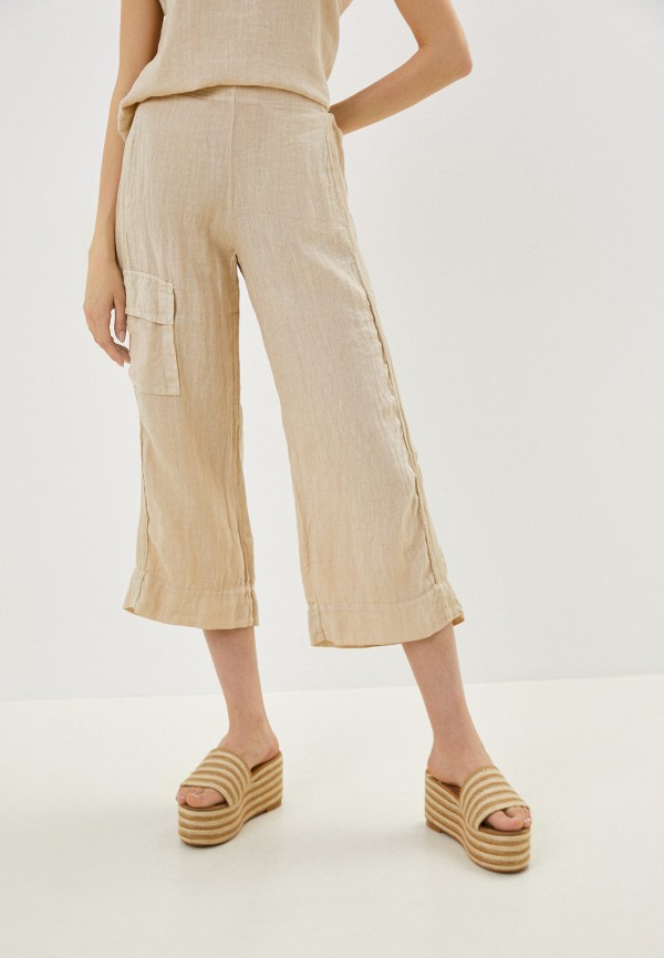 

Брюки Deha, Бежевый, LINEN STRAIGHT PANTS