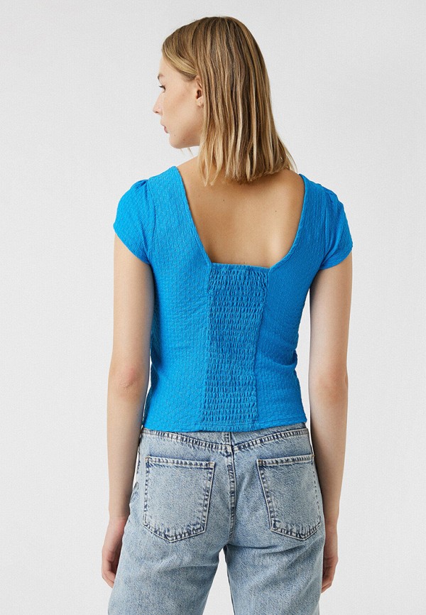 Футболка Koton голубой, размер 52, фото 2