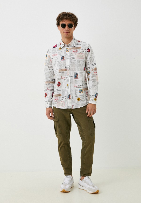 Рубашка Desigual белый, размер 50, фото 2