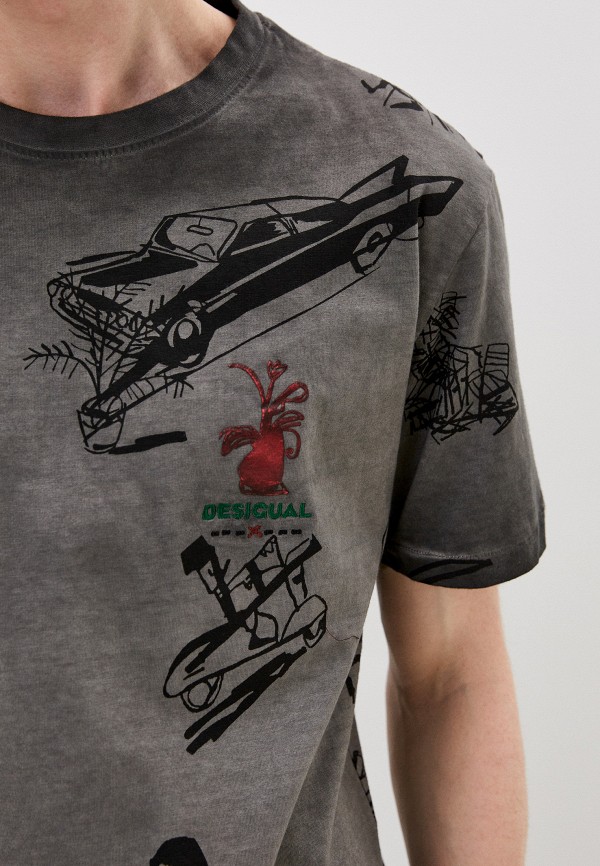 Футболка Desigual серый, размер 48, фото 3