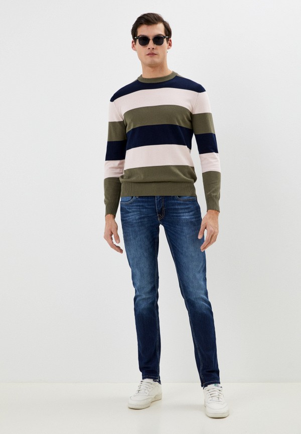 Джемпер United Colors of Benetton разноцветный, размер 50, фото 2