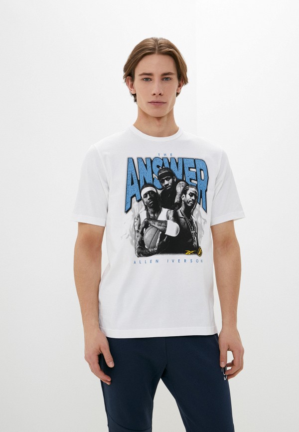 

Футболка Reebok, Белый, BB IVERSON TRIO SS T