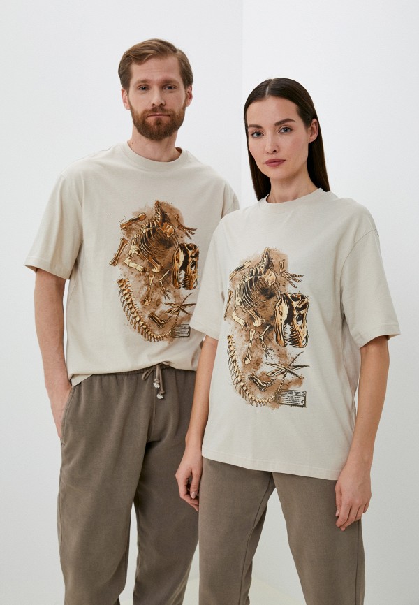

Футболка Reebok, Бежевый, JW SS TEE - FOSSIL
